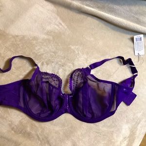 Elomi Matilda Bra Plunge Underwire Size38I New with Tags